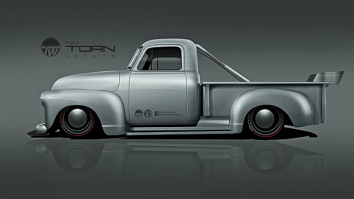 1954 Chevy PU, 1954 chevrolet, american cars, chevrolet, chevy Free HD Wallpaper