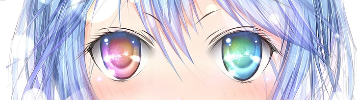 Anime Eyes Only, nature, circle, computer graphic, shiny Free HD Wallpaper