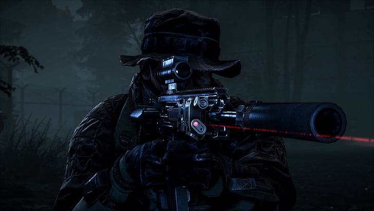 Bf3 Sniper, protection, battlefield 4 night operations, army soldier, aiming Free HD Wallpaper