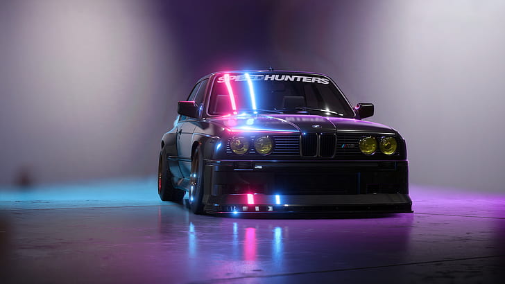 BMW M3 E30 Coupe, the front, bmw e30 m3, the game, by yannick Free HD Wallpaper