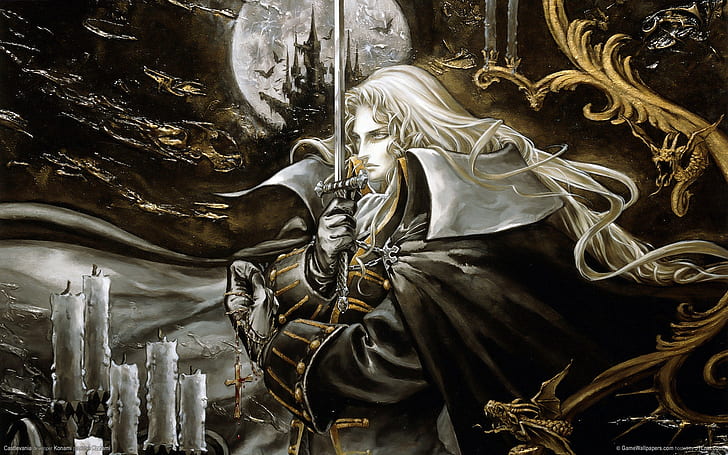 Castlevania Symphony of the Night Art, castlevania symphony of the night, alucard, Night, castlevania Free HD Wallpaper