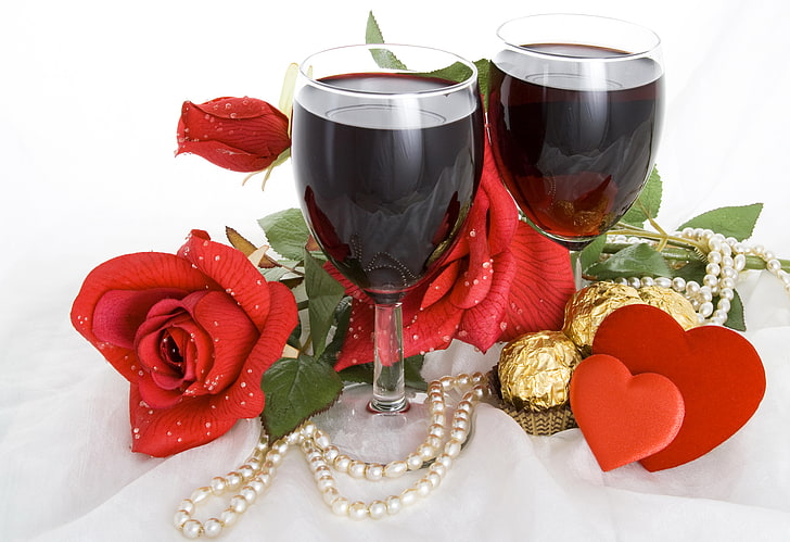 Cocktail Dress, ribbon, romantic, bouquet, romance Free HD Wallpaper