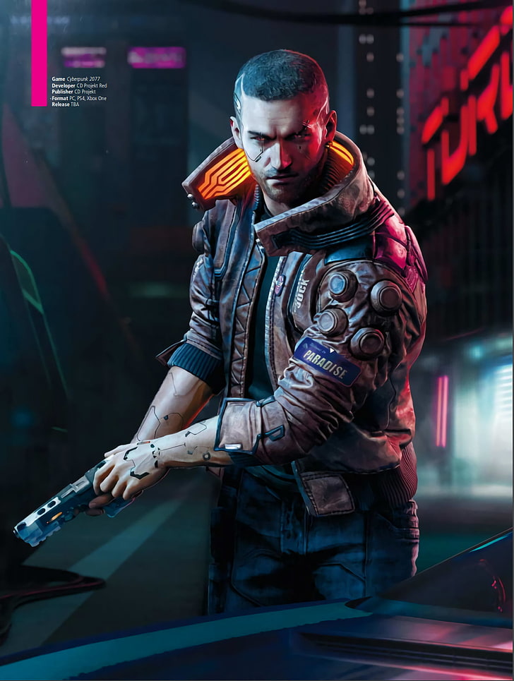 Cyberpunk 2077 Johnny Silverhand, science fiction, looking, short hair, nightlife Free HD Wallpaper