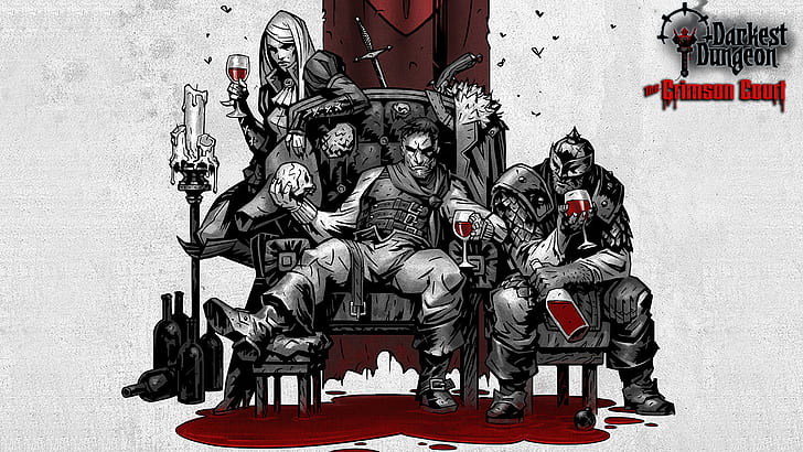 dlc, video, darkest dungeon, darkest dungeon the crimson court Free HD Wallpaper