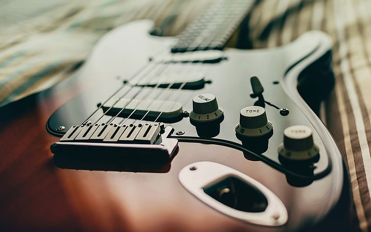 Electric Guitar, classic, jazz music, sound, musician Free HD Wallpaper