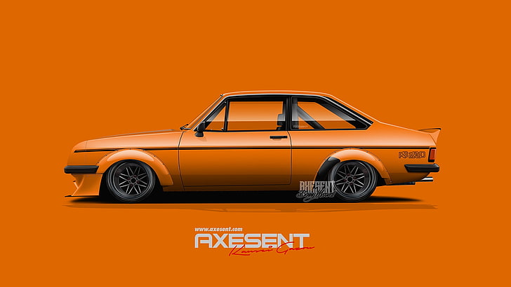 ford escort rs2000, small, no people, retro styled Free HD Wallpaper