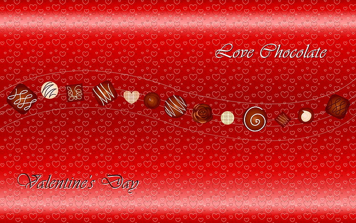 hearts, candy, heart, 3d and abstract Free HD Wallpaper