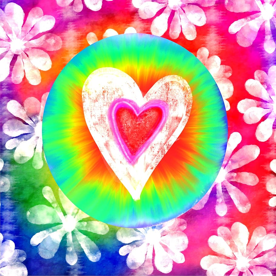 Hippie Colors, freshness, temptation, tie dye, emotion Free HD Wallpaper