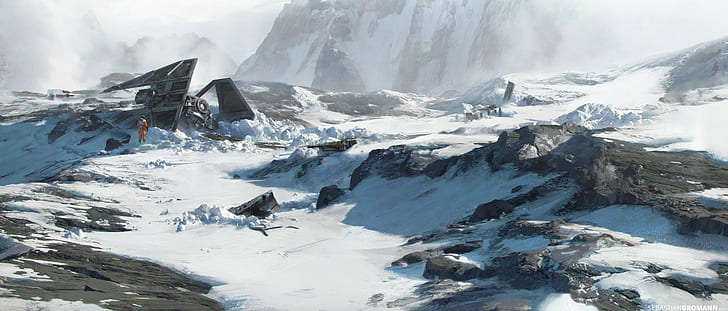 hoth, star wars, snow Free HD Wallpaper