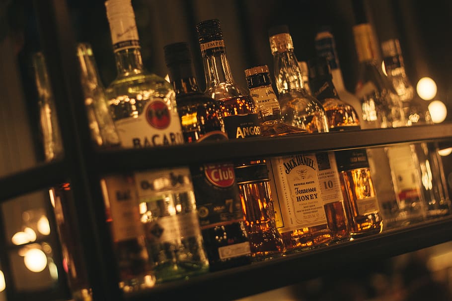 in a row, bar counter, food and drink, variation Free HD Wallpaper