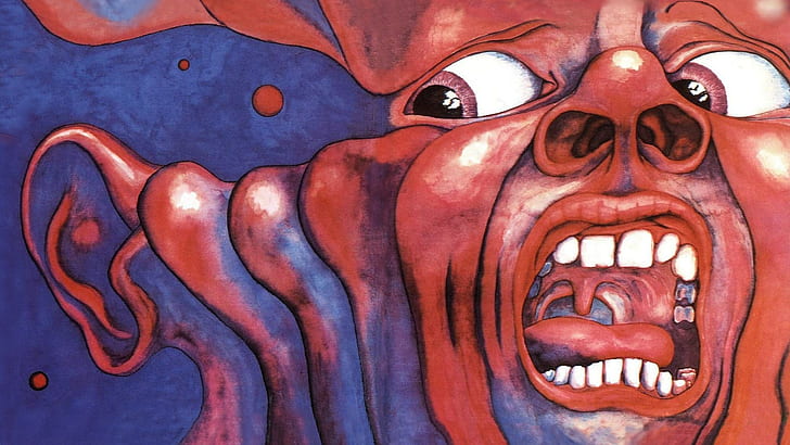 In the Court of the Crimson King Album Cover, album covers, music, king crimson Free HD Wallpaper