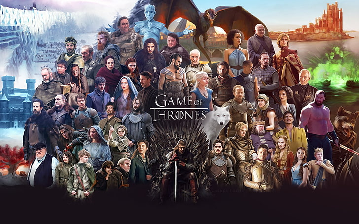 Jaime Lannister Game of Thrones, night king game of thrones, eddard stark, roose bolton, tywin lannister