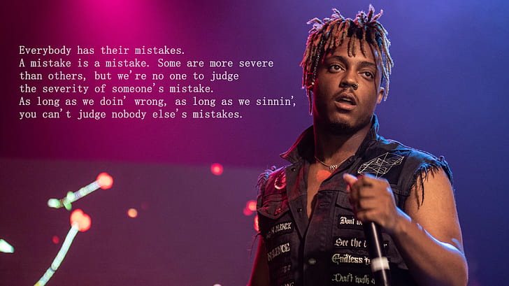 Juice Wrld Death Quotes, rapper, truth, stages, stage light Free HD Wallpaper