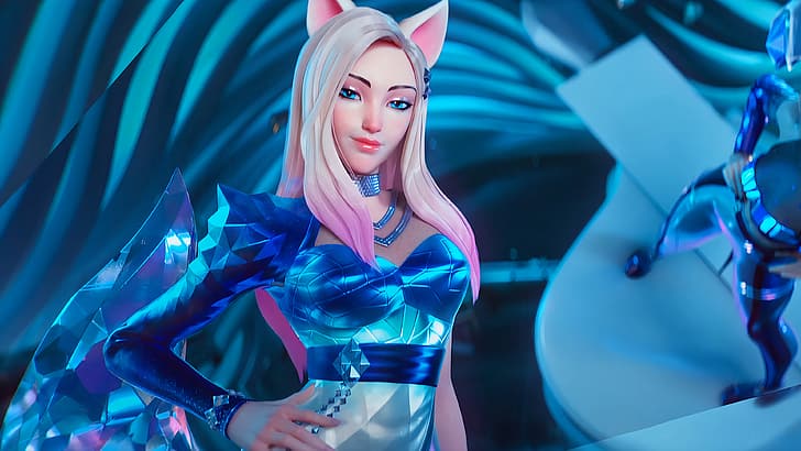 kDa AHRI Tails, league of legends, ahri, ahri league of legends, kda ahri