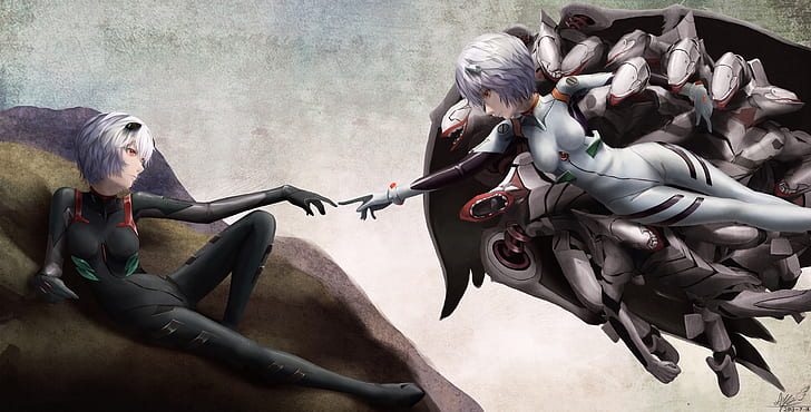 Mecha Anime, evangelion 30 you can not redo, evangelion, rei ayanami, the creation of adam Free HD Wallpaper