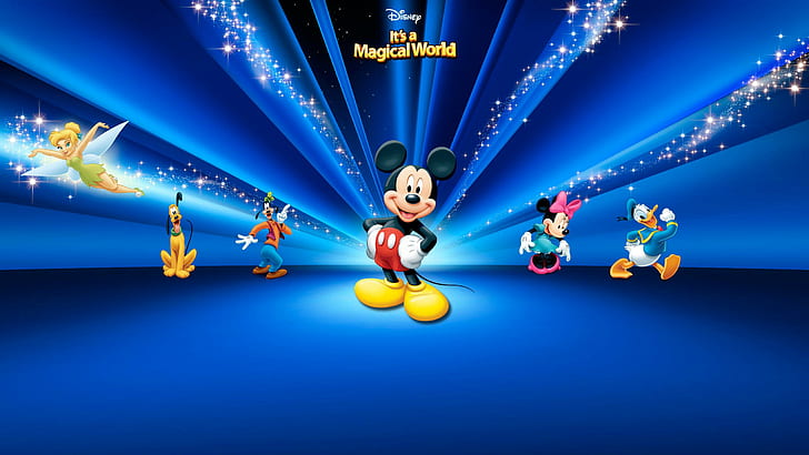 Mickey Mouse Fantasia Disney, mickey, mouse, disney, world Free HD Wallpaper