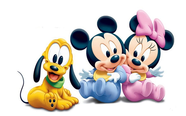 Mickey Y Minnie Mouse, mickey, babies, mouse, disney Free HD Wallpaper