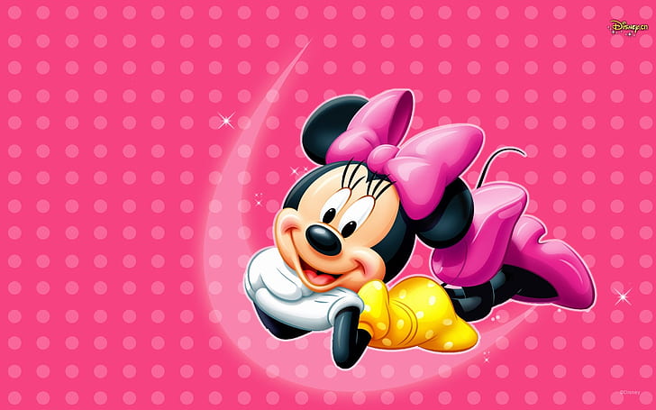 Minnie Mouse, disney, beautiful, mouse, minnie Free HD Wallpaper