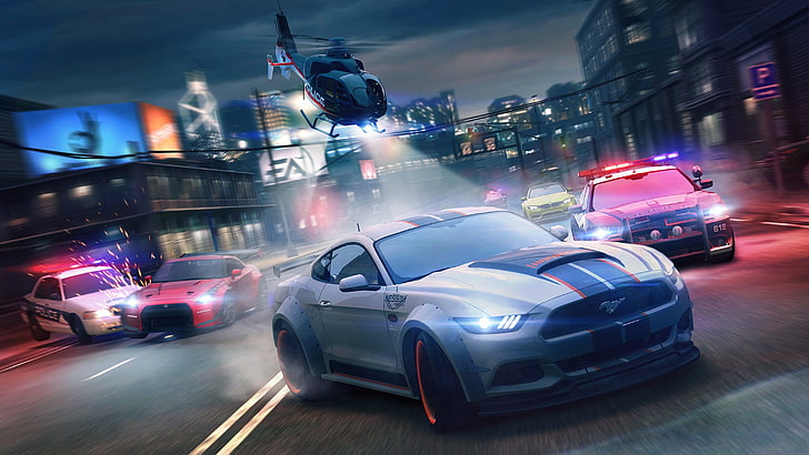 Need Speed Underground, need for speed, ford mustang gt, street, traffic Free HD Wallpaper