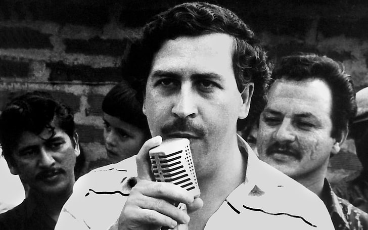 Pablo Escobar Portrait, headshot, young men, adult, young adult Free HD Wallpaper