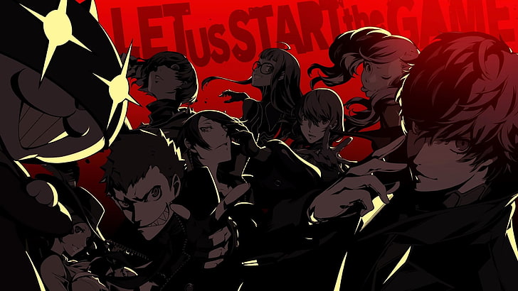 Persona 5 Royal Characters, musician, rock group, input device, singer Free HD Wallpaper