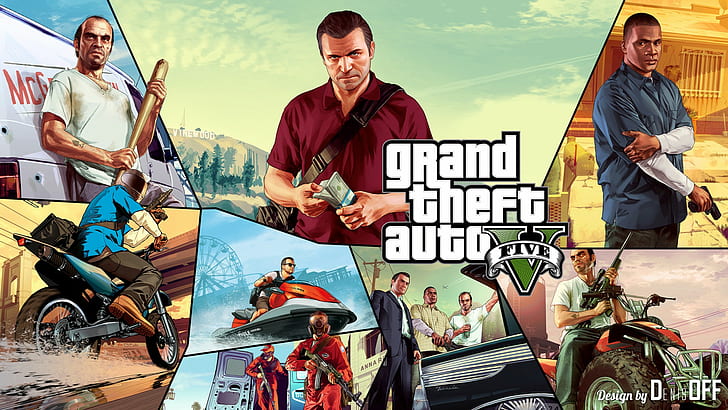 photoshop, in, 5, gta5, Free HD Wallpaper