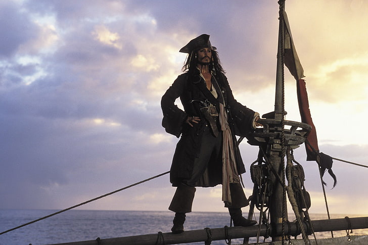 Sinking Pirate Ship, sparrow, pirates of the caribbean the curse of the black pearl, jack sparrow, captain