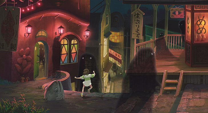 Spirited Away Ghibli Museum, outdoors, built structure, window, absence Free HD Wallpaper