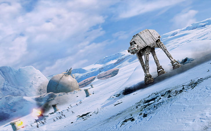 Star Wars Imperial Walker, hoth, Hoth, atat, star wars Free HD Wallpaper