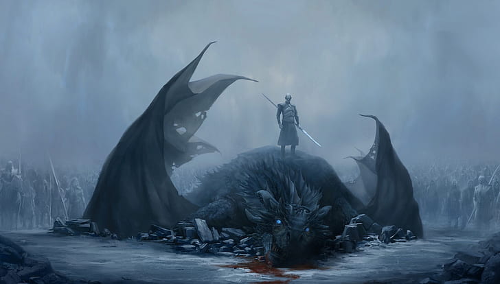 The King, night king game of thrones, white walker, game of thrones, tv show Free HD Wallpaper