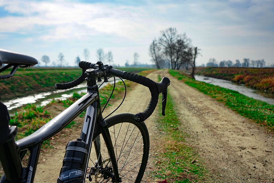 Best Gravel Bikes, sky, field, grass, alley Free HD Wallpaper