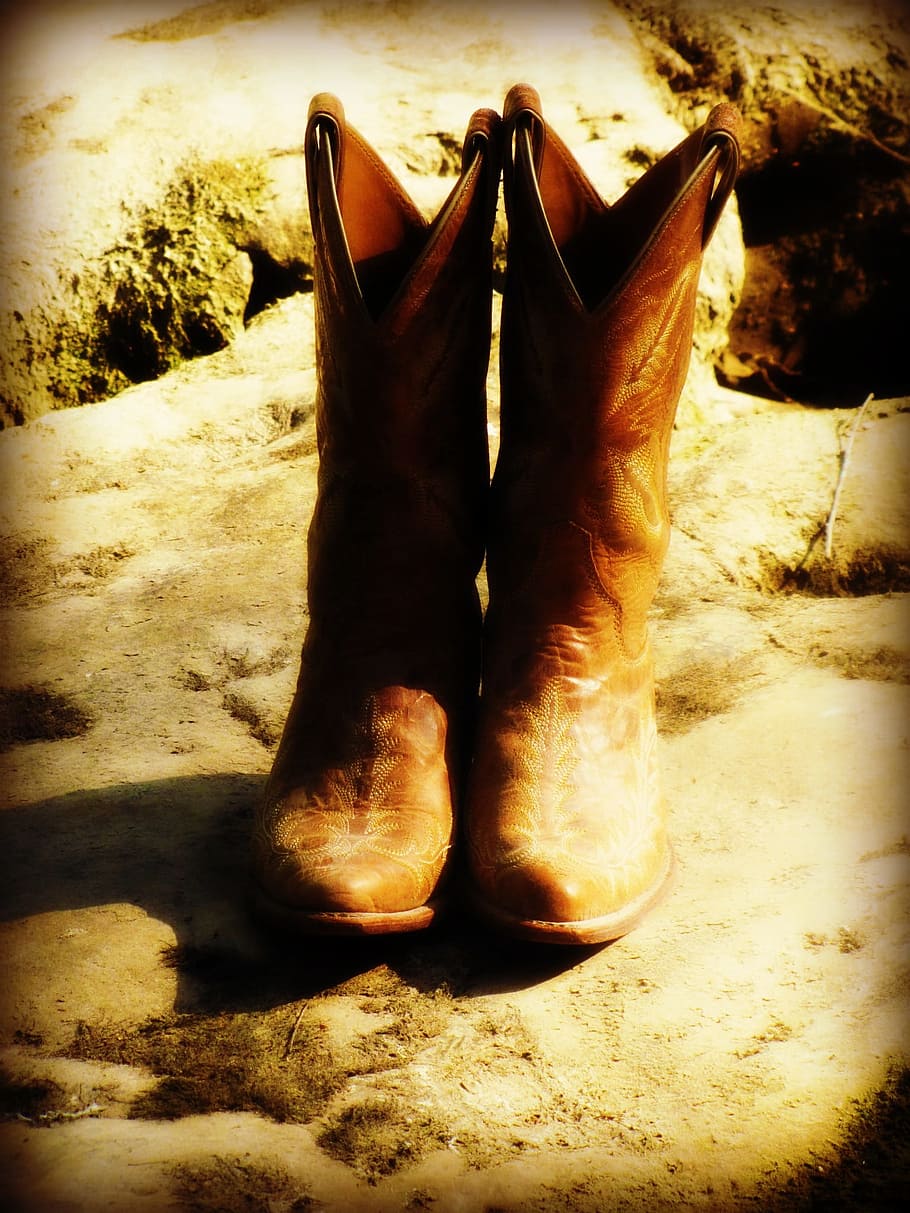 Cowboy Boot Cut Out Template, sand, nature, shadow, auto post production filter Free HD Wallpaper