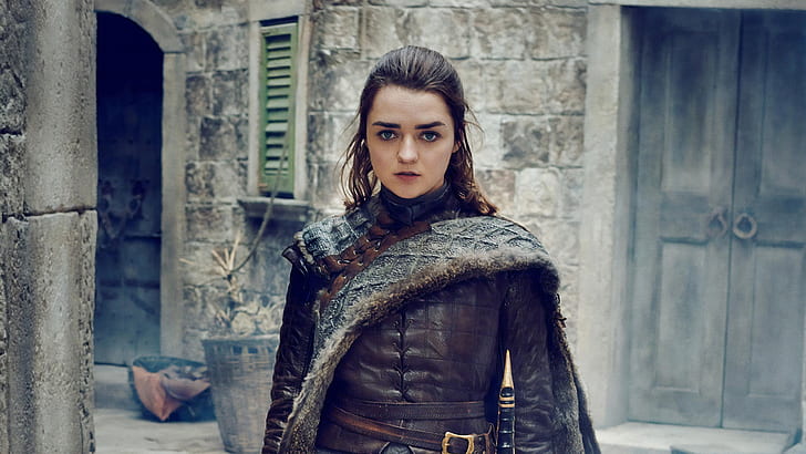 Gaming PC 1366X768, arya stark, maisie williams, tv show, game of thrones