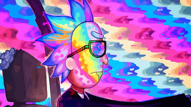 Justin Roiland Voices, rainbows,, rick and morty, run the jewels, Jewels Free HD Wallpaper