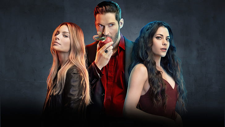 Lucifer Full Cast Season 4, lauren german, tv show, lucifer tv show, lucifer Free HD Wallpaper