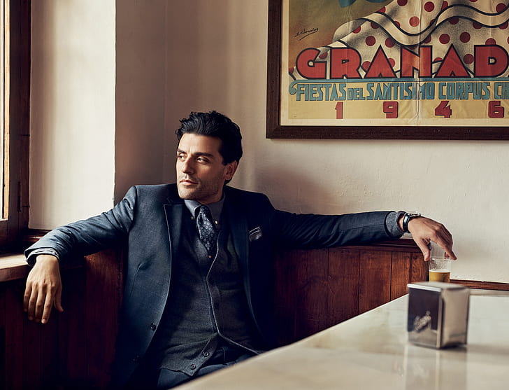 Marvel Cinematic Universe, actor, oscar isaac, costume, nathaniel goldberg Free HD Wallpaper