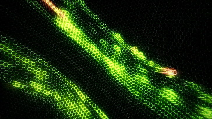 Neon Green Artwork, glowing, textured, vibrant color, communication Free HD Wallpaper