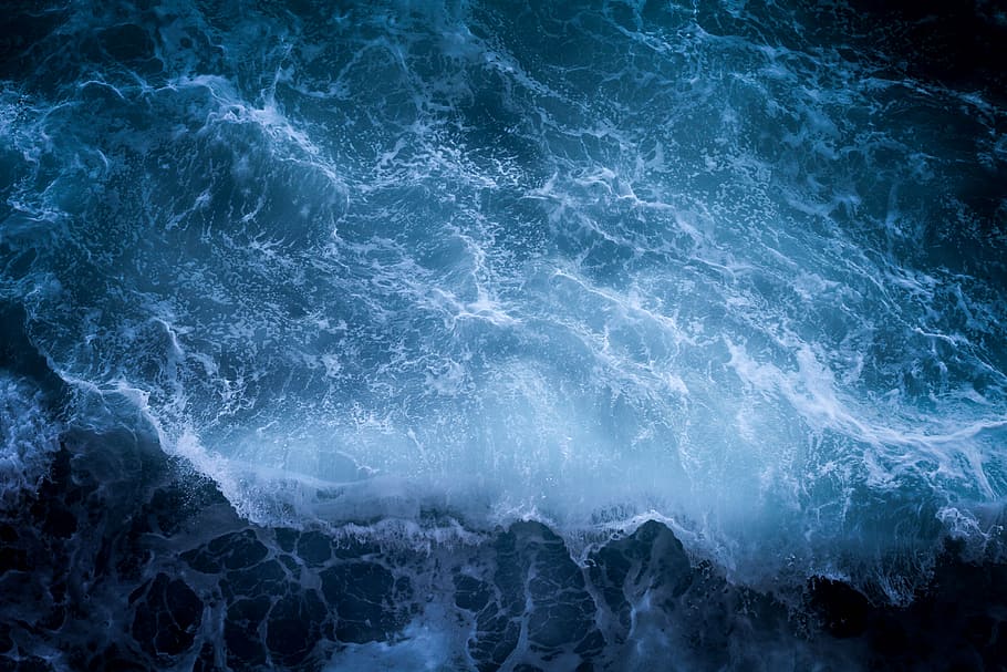 Ocean Waves Photography, solid, rock  object, sport, blurred motion Free HD Wallpaper