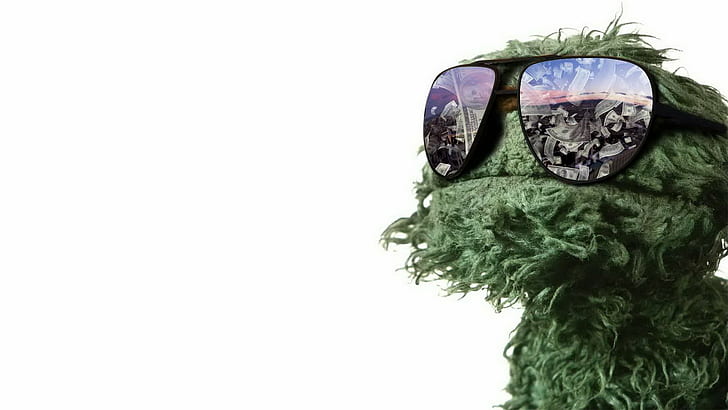 Oscar the Grouch Trash Can Toys, money, Sesame, sesame street, oscar the grouch Free HD Wallpaper