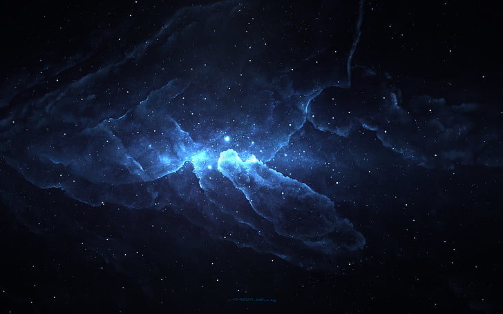 Outer Space Art, closeup, illustration, star  space, deep Free HD Wallpaper