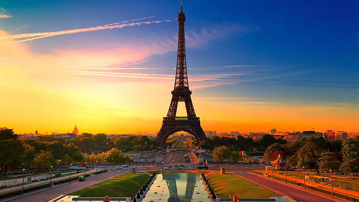 Paris Food, city, monument, landmark, travel Free HD Wallpaper