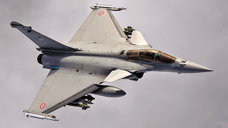 Rafale Fighter Plane, french air force, day, airshow, speed Free HD Wallpaper