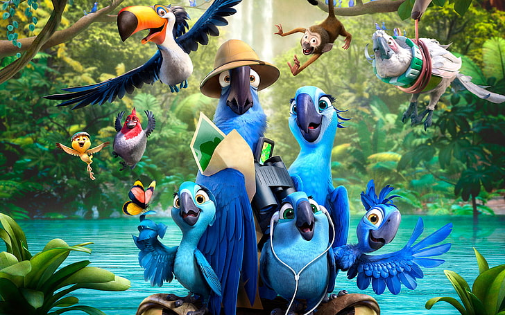 Rio 2 Movie Poster, nature, rio de janeiro, representation, animal wildlife Free HD Wallpaper