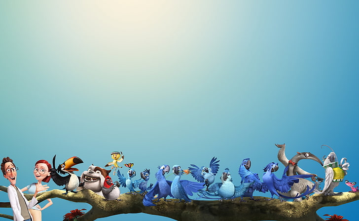 Rio 2 Villains, young men, young adult, gabi, clear sky Free HD Wallpaper