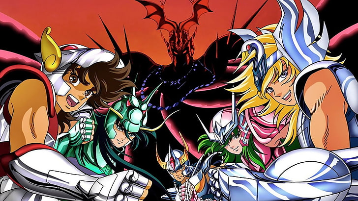 Saint Seiya Black Saints, multi colored, creativity, dragon shiryu, variation Free HD Wallpaper