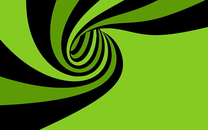 Spiral Nature, geometric shape, shape, black background, copy space Free HD Wallpaper