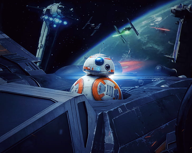 Star Wars Jedi Art, fantasy, wars, finn, bb8 Free HD Wallpaper