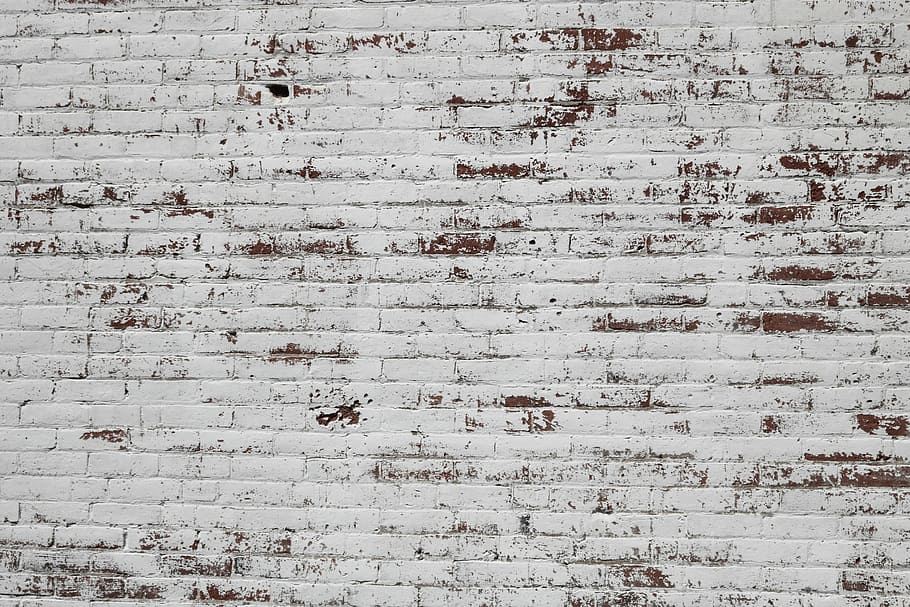 White Brick Wall Interior, city, old, no people, built structure Free HD Wallpaper