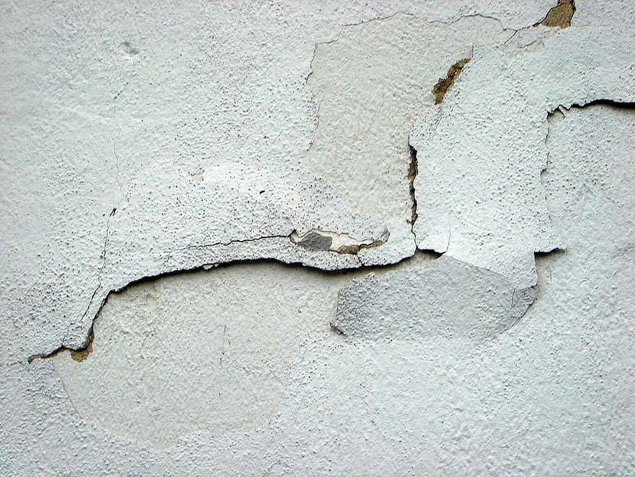 white color, peeling off, concrete, architecture Free HD Wallpaper