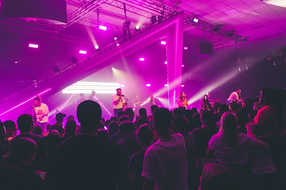 Youth Worship, stage  performance space, music, positive emotion, hillsong Free HD Wallpaper